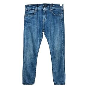 Lucky Brand 110 Skinny Blue Faded Medium Wash Jeans Mens Size 32x32